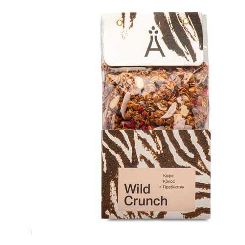 Гранола хрустящая Wild Crunch, «Кокос и Кофе» от Елены Наумовой, 260 г, Москва в Глобус