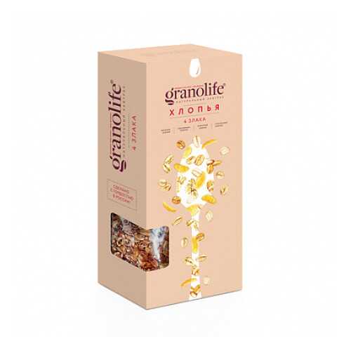 Хлопья 4 злака Granolife 400 г в Глобус