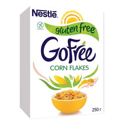 Хлопья кукурузные Nestle Gofree обогащенные витаминами 250 г в Глобус