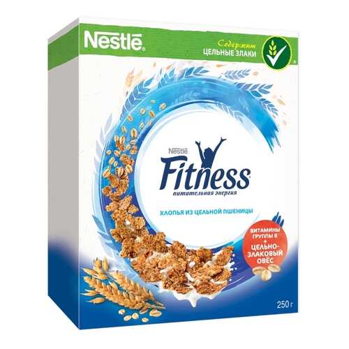 Хлопья Nestle Fitness из цельной пшеницы 250 г в Глобус