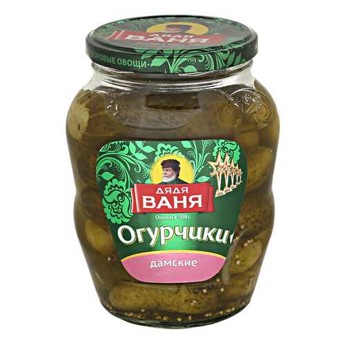 Огурцы Дядя Ваня дамские 680 г в Глобус