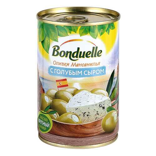 Оливки Bonduelle мансанилья с голубым сыром 314 л в Глобус