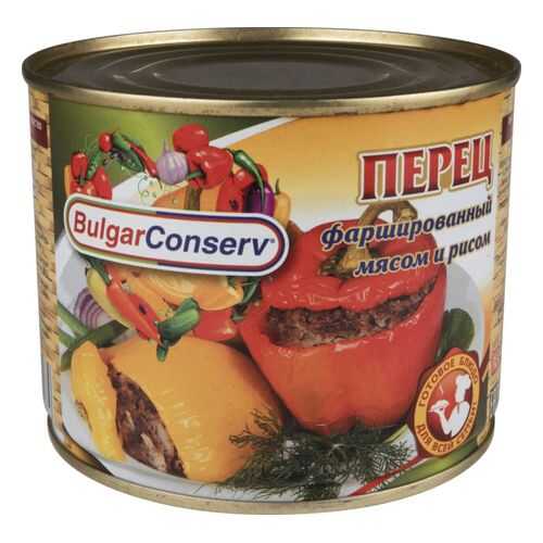 Перец BulgarConserv фаршированный мясом и рисом 540 г в Глобус