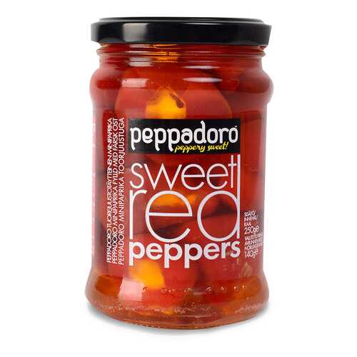 Перец красный сладкий фаршированный сыром Peppadoro 250 г, Греция в Глобус