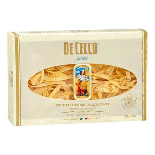 Макаронные изделия De Cecco fettuccine all'uovo 250 г в Глобус