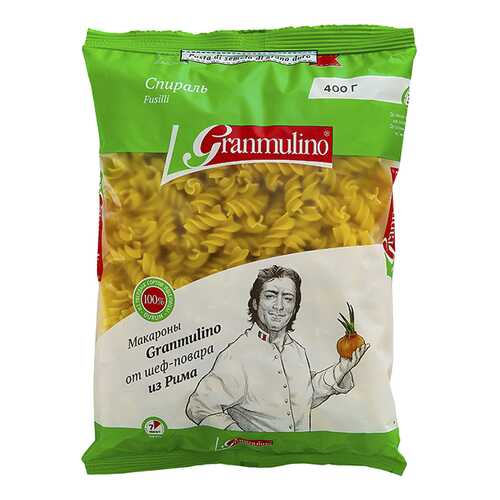 Макароны Granmulino спираль группа А 400 г в Глобус