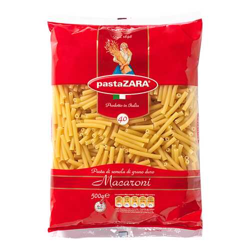 Макароны Pasta Zara трубочки 500 г в Глобус