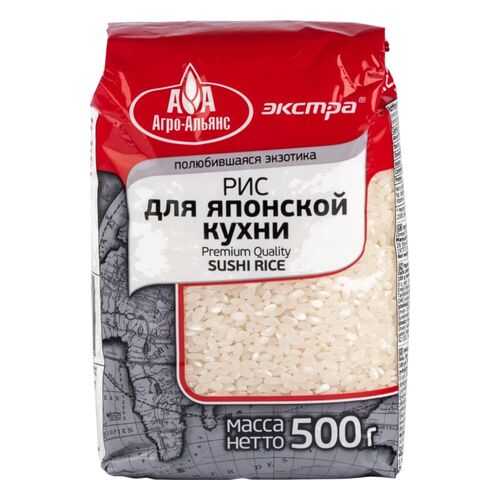 Рис Агро-Альянс для японской кухни 500 г в Глобус