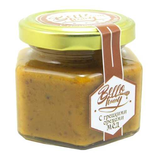Крем-мед BelloHoney с грецкими орехами 120 мл в Глобус