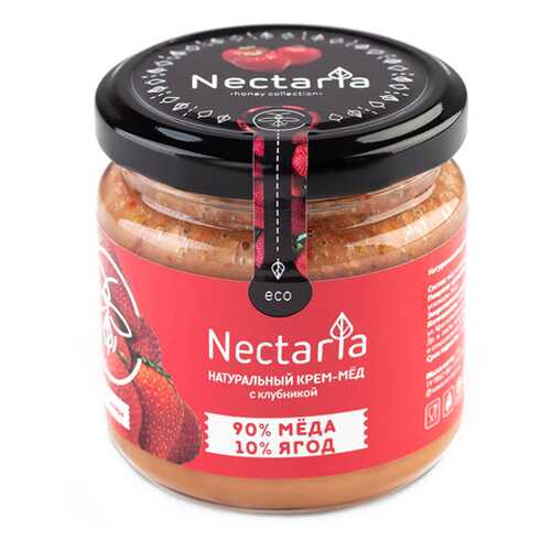 Крем-мёд с клубникой Nectaria 230 г в Глобус