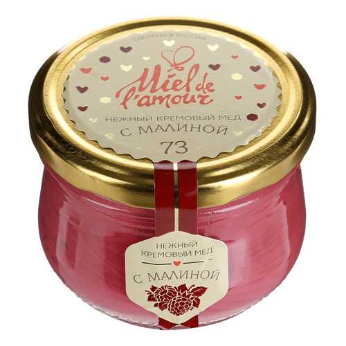 Мед Miel de Lamour кремовый с малиной 250 г в Глобус