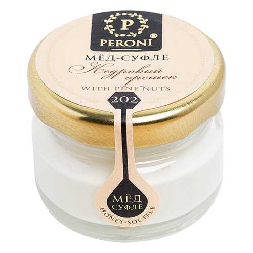 Мед-суфле Peroni Honey кедровый орешек 30 г в Глобус