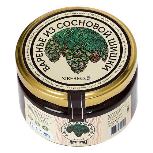 Варенье Sibereco из сосновой шишки 250 г в Глобус