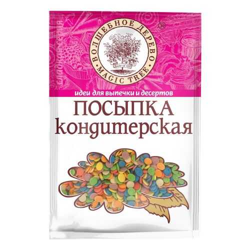 Посыпка кондитерская Волшебное дерево конфетти яркие 40 г в Глобус