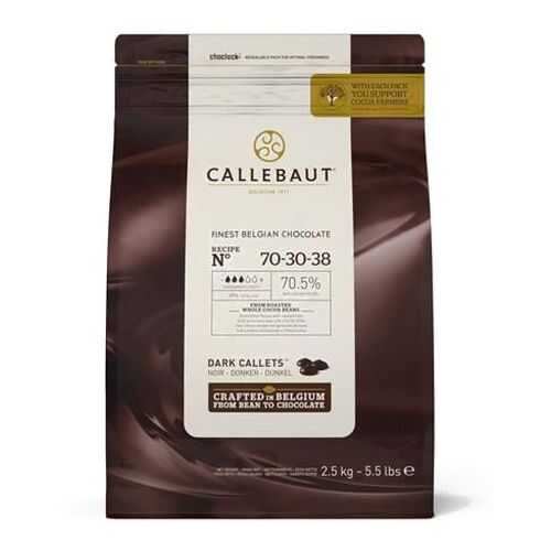 Шоколад Callebaut темный 2.5 кг в Глобус