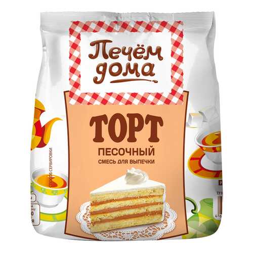 Смесь для выпечки Печем дома торт песочный 400 г в Глобус