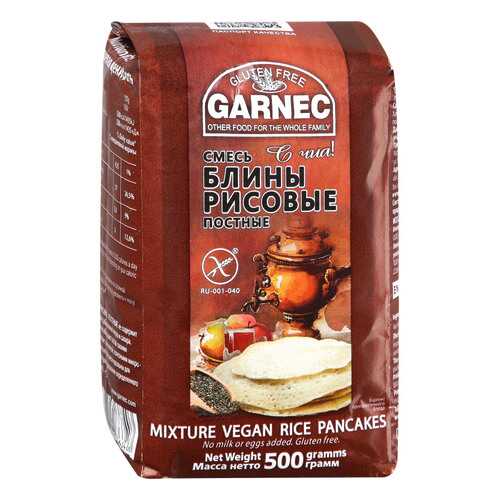 Смесь Garnec блины рисовые постные без глютена 500 г в Глобус