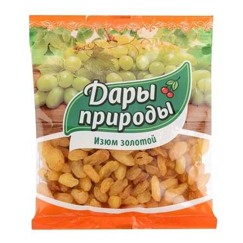 Изюм Дары природы золотой 150 г в Глобус