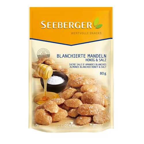 Миндаль жареный с солью и медом Seeberger 80 г в Глобус