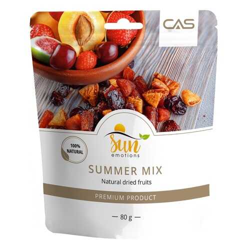 Смесь Summer Mix Sun Emotions инжир, вяленый абрикос, клубника, вишня 80 г в Глобус