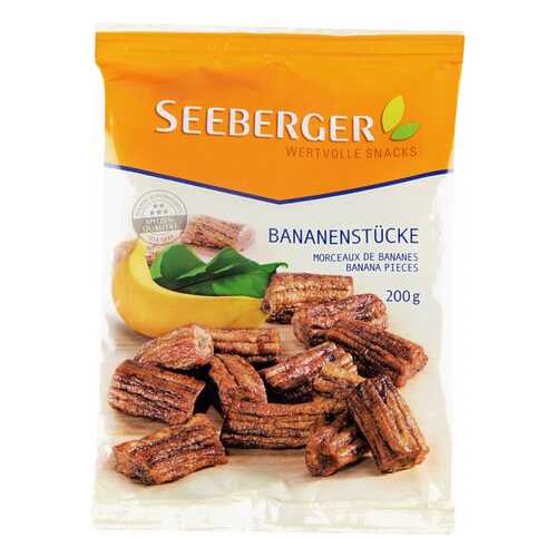 Сухофрукты Seeberger бананы кусочками 200 г в Глобус