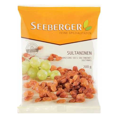 Сухофрукты Seeberger изюм султанский без косточек 200 г в Глобус