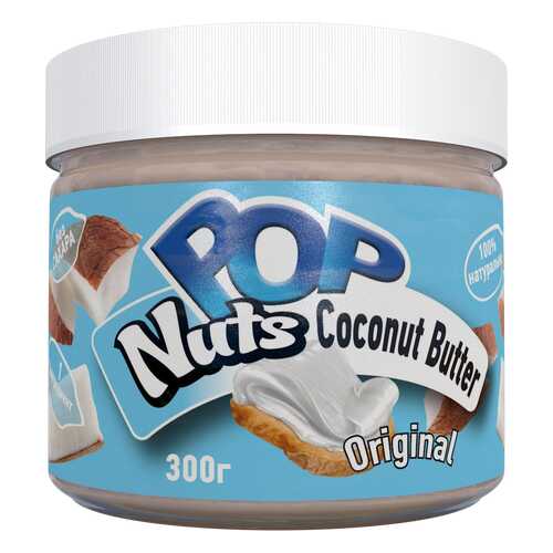 Кокосовая паста POP Nuts Coconut Butter Original Натуральная, 300 г в Глобус