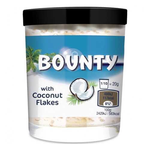 Паста Bounty с кокосовыми хлопьями 200 г в Глобус