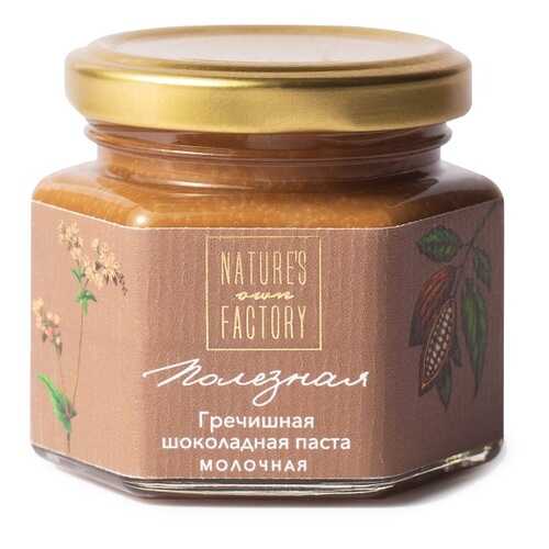 Паста Гречишная шоколадно-ореховая молочная Nature's Own Factory 120 г Россия в Глобус