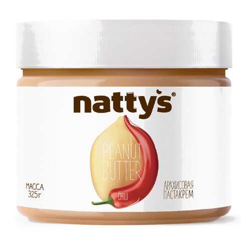 Паста Nattys Chili арахисовая с перцем чили и морской солью в Глобус
