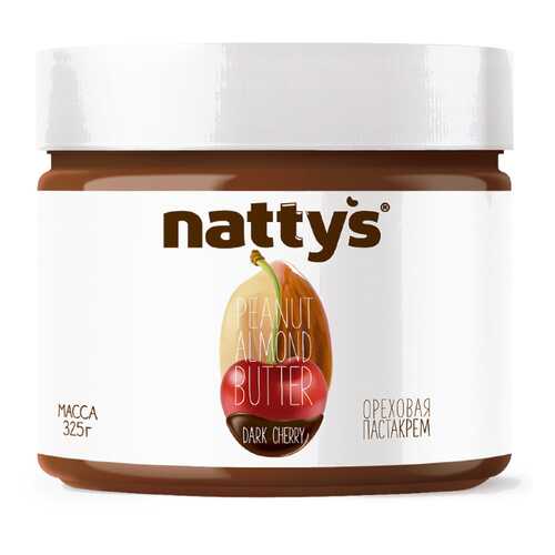 Паста Nattys Dark cherry ореховая с вишней и мёдом 325 г в Глобус