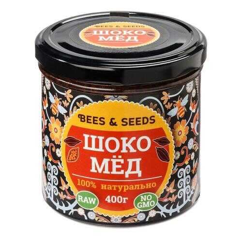 Шоколадный крем-мед без сахара Bees&Seeds здоровая энергия 400 г в Глобус