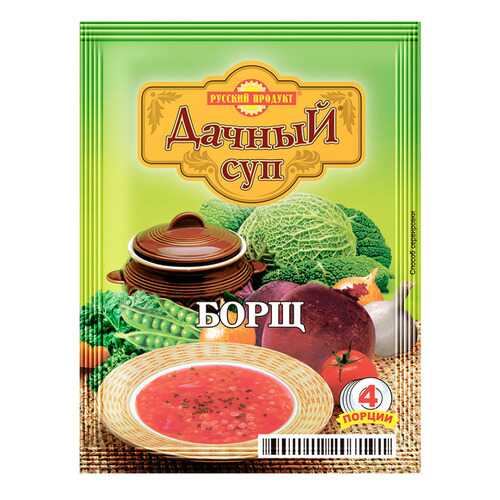 Суп дачный Русский Продукт борщ варочный 50 г в Глобус
