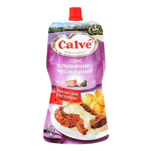 Соус Calve сливочно-чесночный для мяса 230 г в Глобус