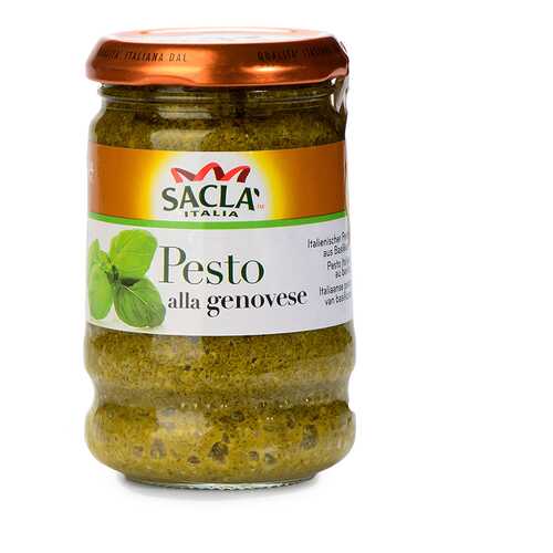 Соус SACLA Песто классический с базиликом, 190 г/290г, Италия в Глобус