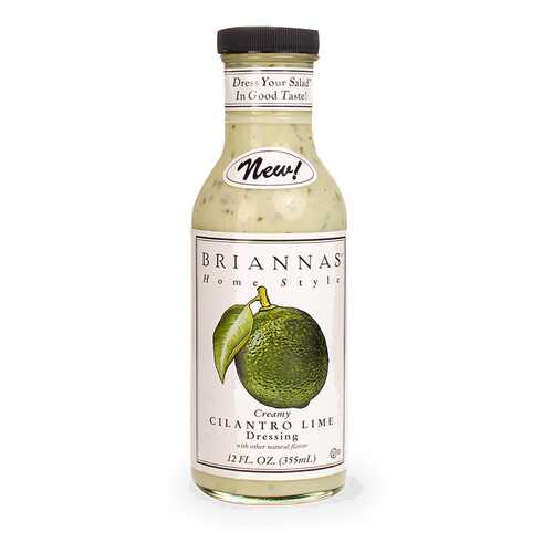 Соус-заправка Briannas с лаймом и кинзой 355г США в Глобус