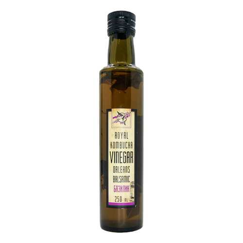Уксус Royal Kombucha натуральный на основе чайного гриба базилик 250 мл в Глобус