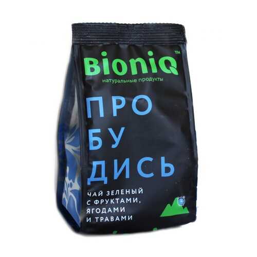 Чай BioniQ Пробудись зеленый с добавками, 50 гр в Глобус