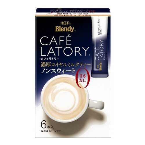 Чай черный AGF Cafe Latory Бленди крепкий с молоком без сахара 6 шт в Глобус