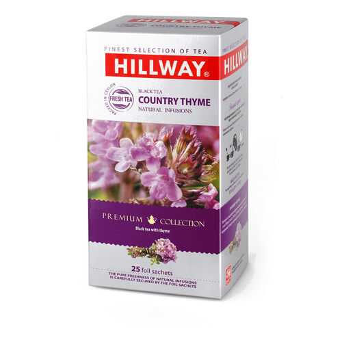 Чай черный байховый HILLWAY Луговой Чабрец, 25 пак. в Глобус