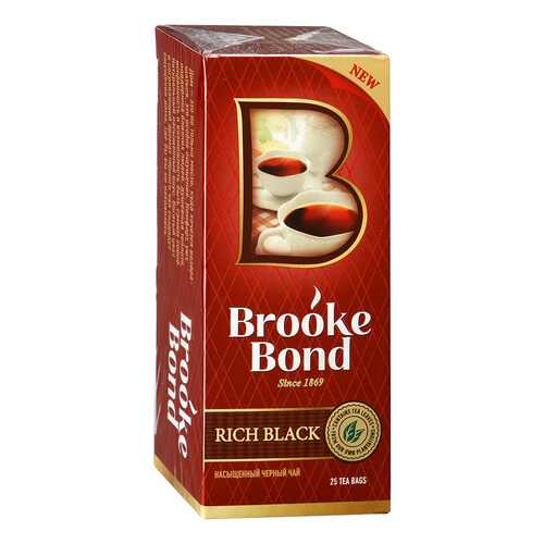 Чай черный Brook Bond насыщенный 25 пакетиков в Глобус