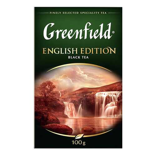 Чай черный листовой Greenfield English Edition 100 г в Глобус