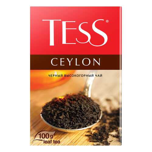 Чай черный листовой Tess Ceylon 100 г в Глобус
