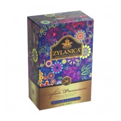 Чай черный листовой Zylanica ceylon premium collection бергамот FBOP 200 г в Глобус