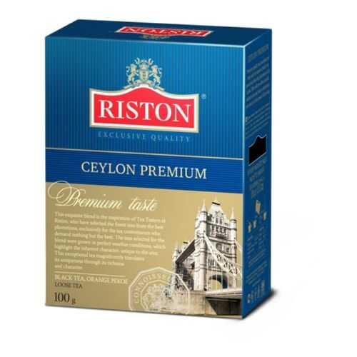 Чай черный Riston ceylon premium 100 г в Глобус