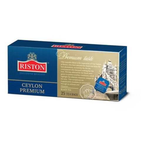 Чай черный Riston сeylon зremium 25 пакетиков в Глобус