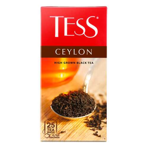 Чай черный Tess Sunrise 25 пакетиков в Глобус