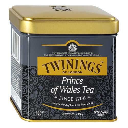 Чай черный Twinings принц уэльский байховый среднелистовой 100 г в Глобус