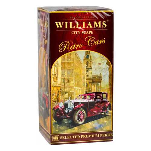 Чай черный Williams коллекция retro cars city scape 250 г в Глобус