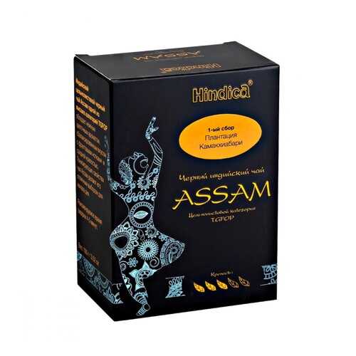 Чай Hindica Assam черный листовой 100 г в Глобус